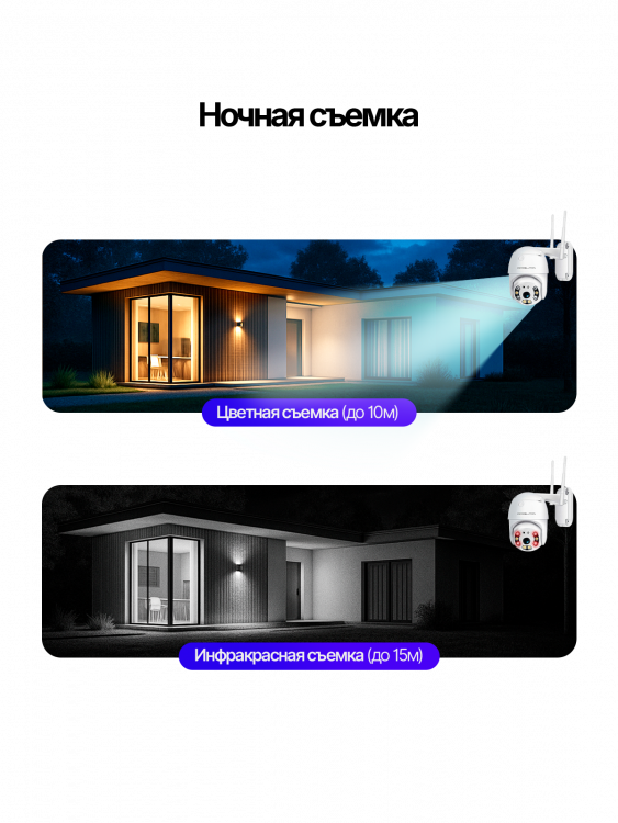 Орбита OT-VNI24 Белая видеокамера IP-WI-FI (1920*1080, 3Mpix, 3,6мм, пластик) МЯТАЯ УПАКОВКА